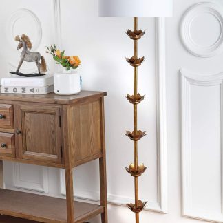 Lotus shape floor lamp