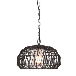 Single head outdoor/indoor plug-in pendant light