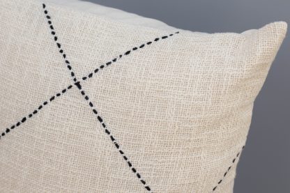 Minimalist Diamond Lattice Cushion Cover - Image 2