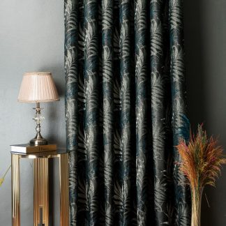 Vintage Jacquard Blackout Curtains