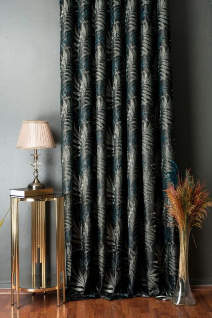 Vintage Jacquard Blackout Curtains