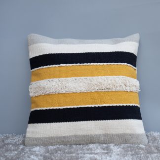 Modern Colorblock Striped Cushion Cover