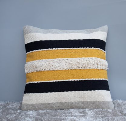 Modern Colorblock Striped Cushion Cover
