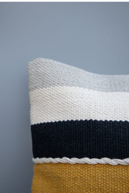 Modern Colorblock Striped Cushion Cover - Image 4