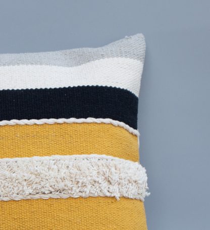 Modern Colorblock Striped Cushion Cover - Image 2
