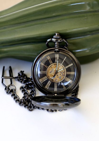 Modern Gothic Elegance Pocket Watch