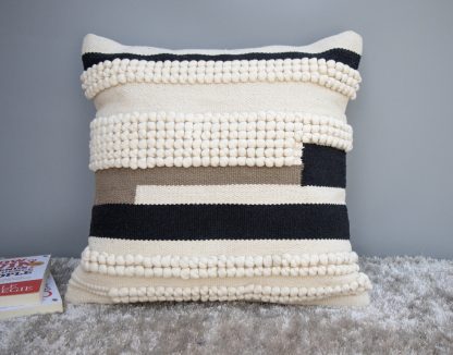Modern Textured Stripe Cushion Cover - Image 4