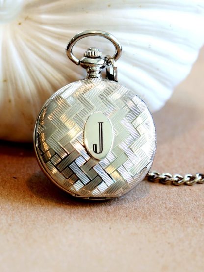 Modern craft silver hollow mechanical pocket watch - Image 3