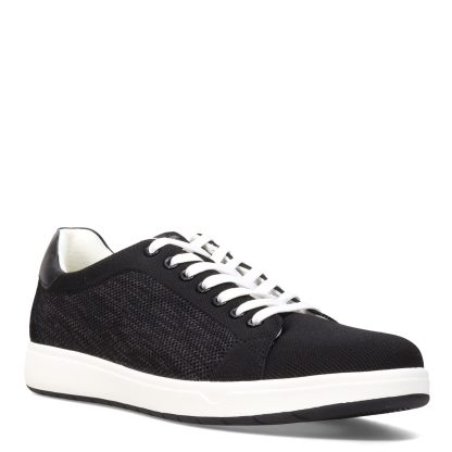 Men's knitted lace-up sneakers