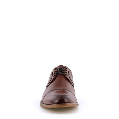 Men's Pointed Toe Lace-Up Oxford Shoes - Image 3