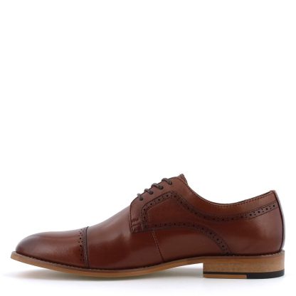 Men's Pointed Toe Lace-Up Oxford Shoes - Image 2