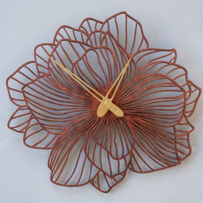 Unique floral wall clock - Image 2