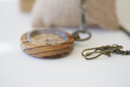 Natural Wood Grain Pocket Watch - Image 4