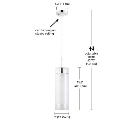 Transparent glass lampshade single head chandelier - Image 8