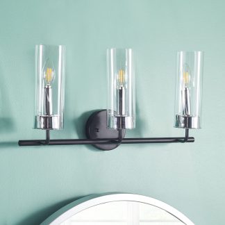 Modern Triple Glass Shade Wall Lamp