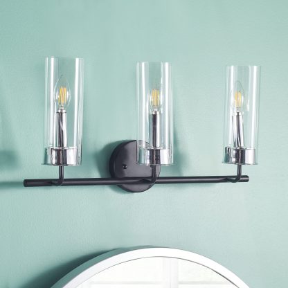 Modern Triple Glass Shade Wall Lamp