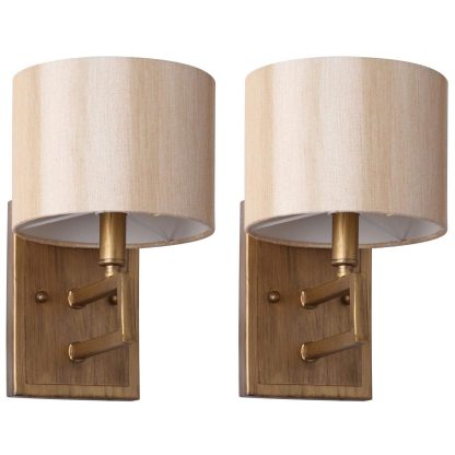 Vintage Brass Wall Sconce - Image 2