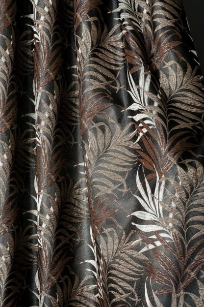 Vintage leaf vein jacquard curtains - Image 7