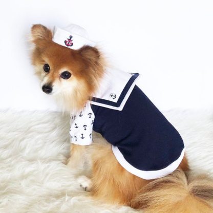 Pet Fashion Navy T-Shirt - Image 4