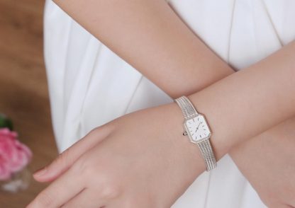 Silver Metal Women's Watch