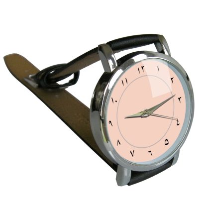 Peach Arabic Numeral Watch - Image 2