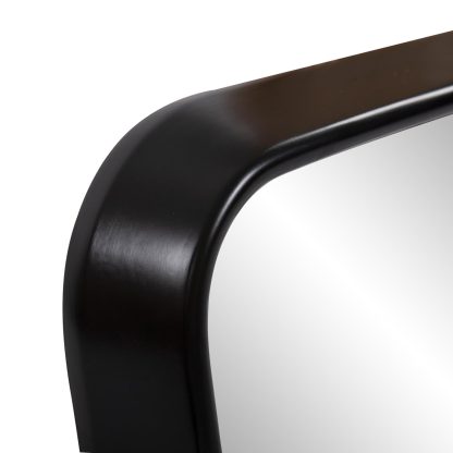 Black frame square wall mirror - Image 3
