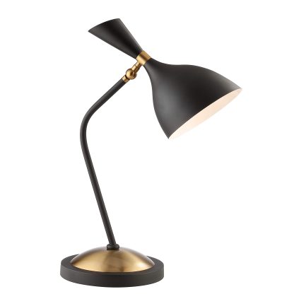 Wrought Iron Vintage Mid-Century LED Table Lamp - Image 7