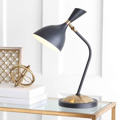 Wrought Iron Vintage Mid-Century LED Table Lamp - Image 5