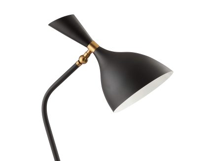 Wrought Iron Vintage Mid-Century LED Table Lamp - Image 3