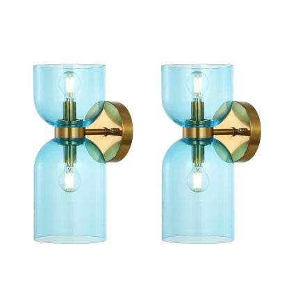 Double glass wall light - Image 9