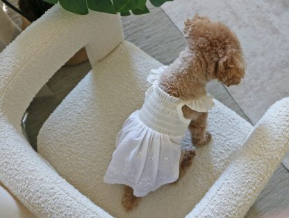 Pet princess style little white dress - Image 2