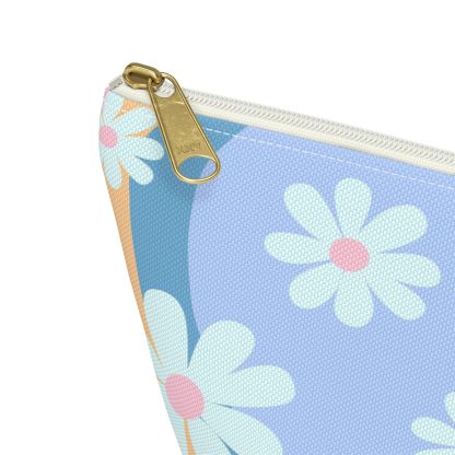 Vintage Daisy Pattern Cosmetic Bag - Image 3