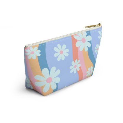 Vintage Daisy Pattern Cosmetic Bag - Image 2