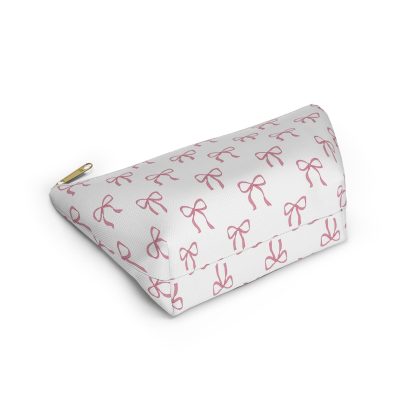 Pink Bow Pattern Cosmetic Bag - Image 3
