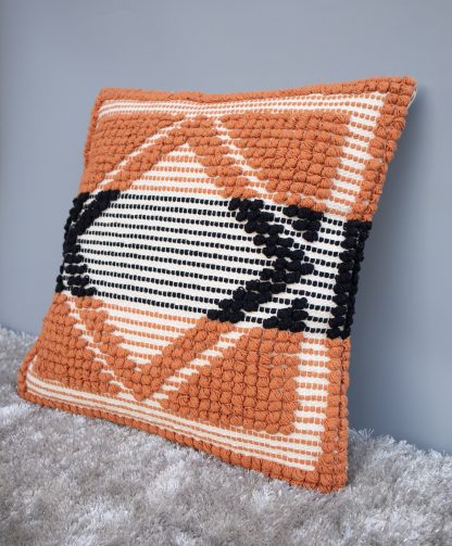 Boho Shaggy Cross Pattern Cushion Cover - Image 5