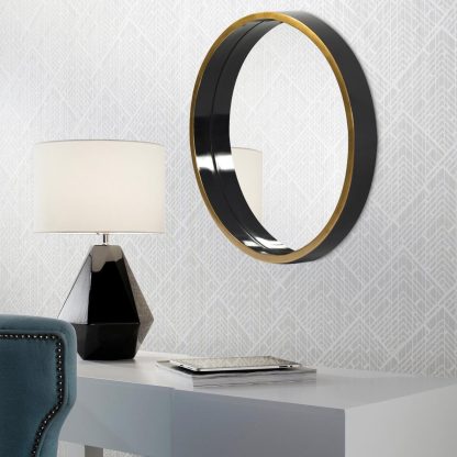 Modern round wall mirror - Image 2