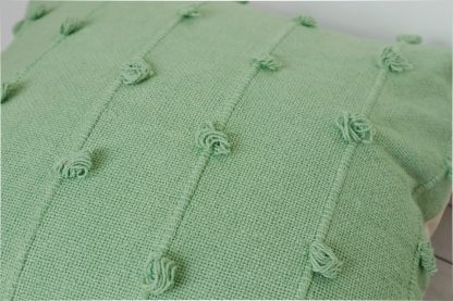 Sage Green Tufted Dot Cushion Cover - Image 4