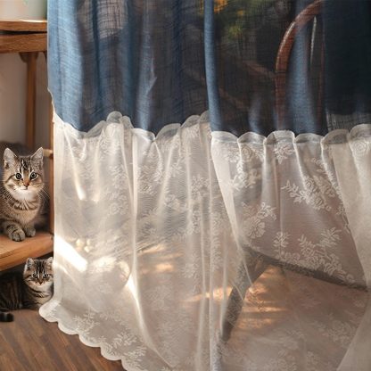Lace patchwork curtains - Image 6
