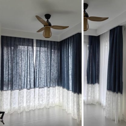 Lace patchwork curtains - Image 5