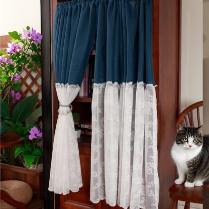 Lace patchwork curtains - Image 3