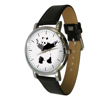 Street Art Panda Watch – Playful Urban Style