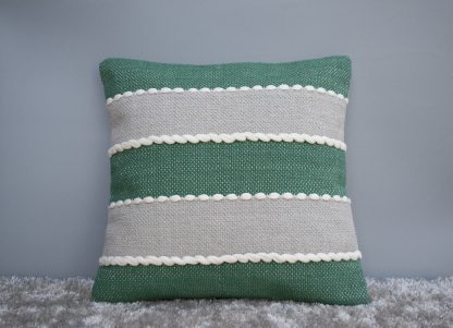 Striped Textured Cushion Cover - Image 2