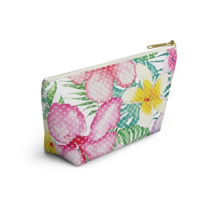 Hibiscus flower pattern cosmetic bag - Image 3