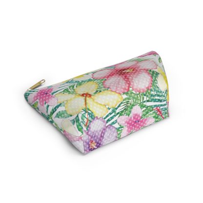 Hibiscus flower pattern cosmetic bag - Image 4
