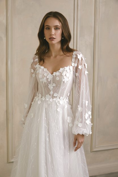 Bride's Romantic Tulle Wedding Dress - Image 2