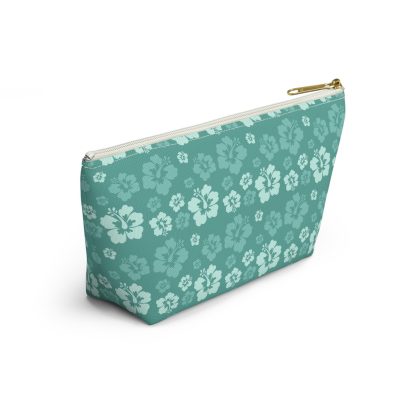 Tropical hibiscus pattern cosmetic bag - Image 2