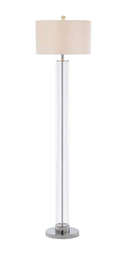 Simple modern transparent cylindrical floor lamp - Image 4