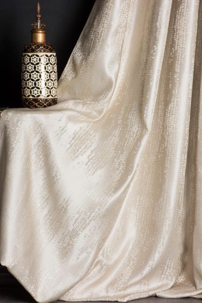 Luxurious textured jacquard curtains