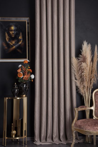High-quality textured curtains