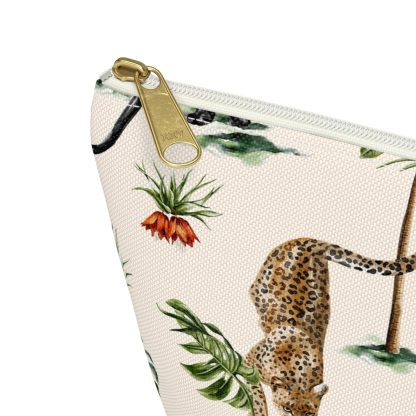 Tropical jungle print cosmetic bag - Image 4